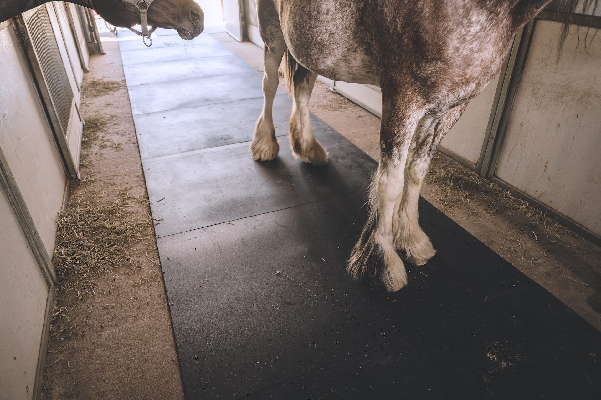 Classic Stall Mat Red Barn North West Rubber